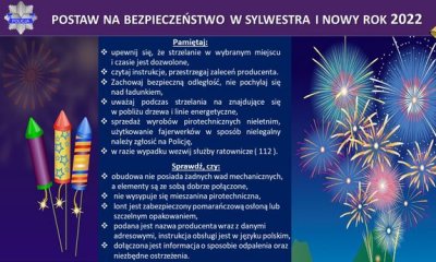 Fajerwerki- Postaw na bezpieczeństwo!