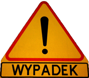 znak wypadek