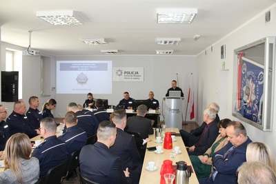 Legniccy policjanci podsumowali rok 2023