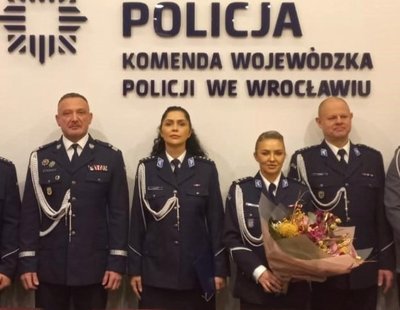 Po raz pierwszy w historii najwyższe stanowisko kierownicze Komendy Miejskiej Policji w Legnicy objęła młodszy inspektor Anna Farmas-Czerwińska