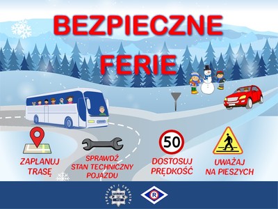 Przeczytaj rady legnickich policjantów, dzięki którym Twoje ferie zimowe będą bezpieczne