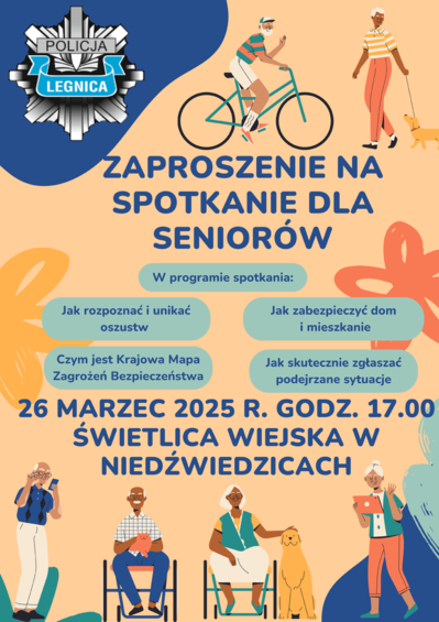 Spotkanie dla seniorów w Niedźwiedzicach – porozmawiajmy o bezpieczeństwie