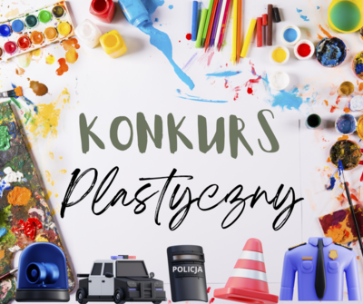 Konkurs plastyczny „Policjant Przyszłości” – zapraszamy dzieci z klas 1–3 do udziału!