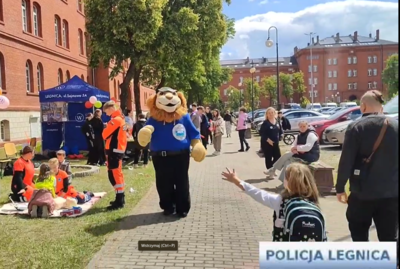 Policjanci na Dniu Dziecka z TPD Legnica!