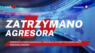 Agresywny mężczyzna zatrzymany usłyszał zarzuty i został objęty dozorem policyjnym