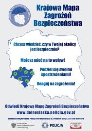 Podsumowanie funkcjonowania Krajowej Mapy Zagrożeń Bezpieczeństwa w powiecie legnickim – sierpień 2025