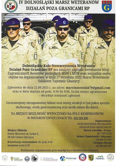 Marsz Weteranów Szlakiem Tajemnic Głuszycy