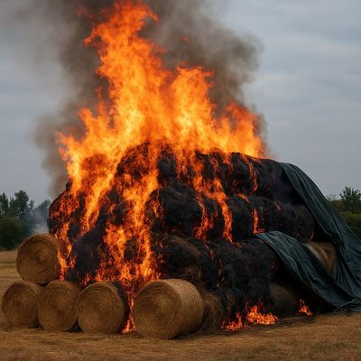 Policjanci błyskawicznie ustalili sprawcę podpalenia w Kunicach. Apelujemy do rodziców: rozmawiajcie z dziećmi o konsekwencjach „zabawy ogniem”