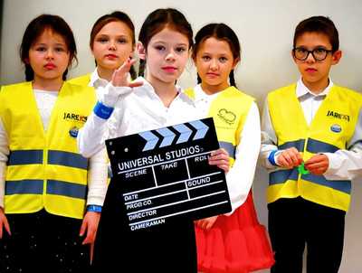 Spotkanie seniorów z dziećmi w ramach akcji „Odblaskowa Szkoła”