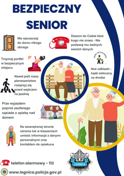 Podczas składania życzeń Babciom z okazji ich święta, porozmawiaj z nimi o bezpieczeństwie