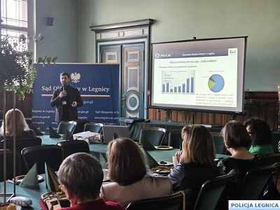 Szkolenie z zakresu cyberprzestępczości w Sądzie Okręgowym w Legnicy