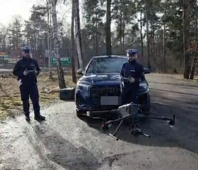 Działania „Bezpiecznie po autostradzie i ekspresówce” – kontrole z wykorzystaniem drona