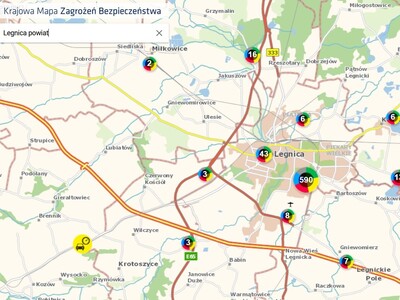 Podsumowanie funkcjonowania Krajowej Mapy Zagrożeń Bezpieczeństwa w powiecie legnickim – luty 2026