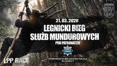 Legnicki Bieg Służb Mundurowych – znamy lokalizację trasy. Rywalizacja odbędzie się w Parku Miejskim w Legnicy