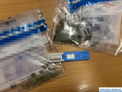 Legniccy policjanci zatrzymali trzech młodych mężczyzn z narkotykami