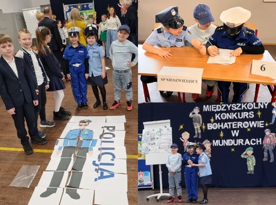 Policjanci z wizytą u najmłodszych, edukacja przez zabawę w Niedźwiedzicach